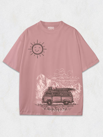 Motor Home Oversized T-Shirt