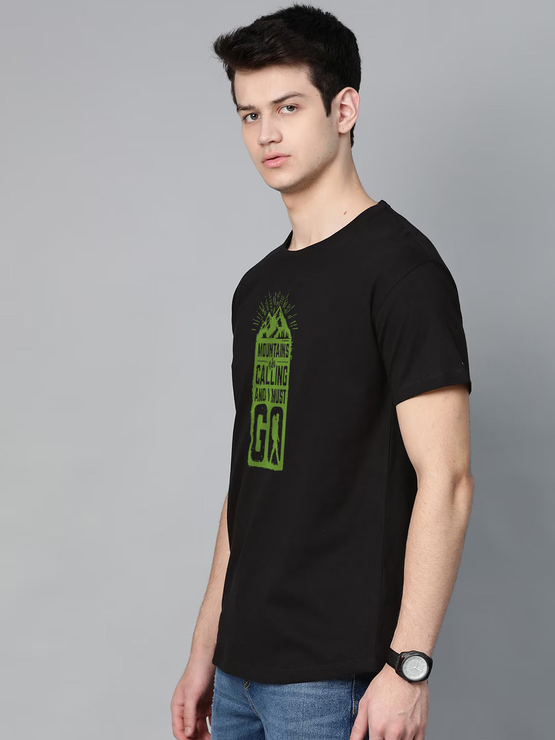 Mountains are Calling Half Sleeve T-Shirt