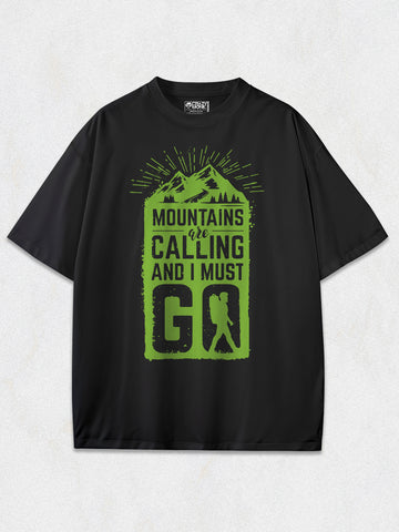 Mountains Are Calling Oversized T-Shirt