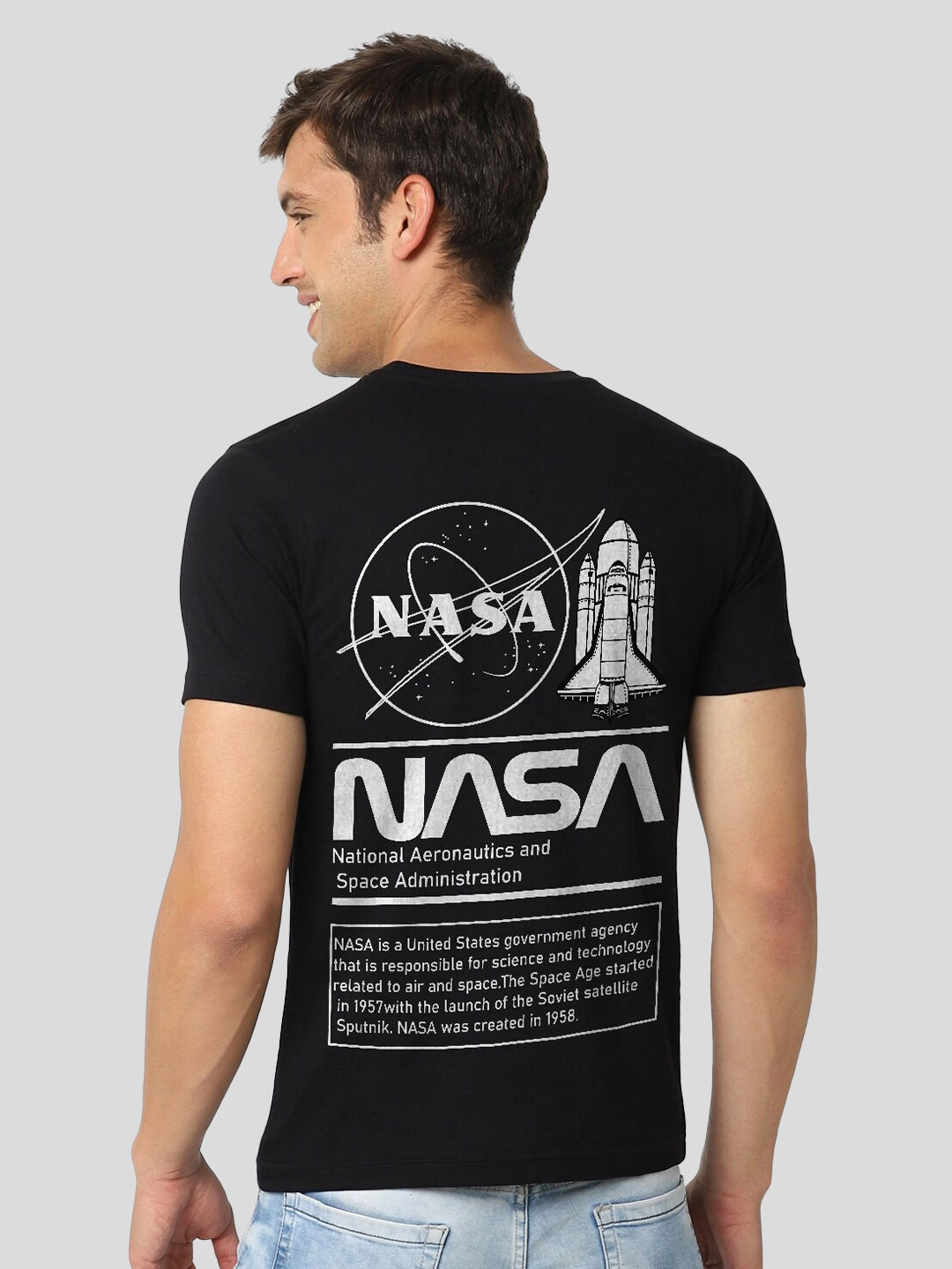 Nasa Half Sleeve T-Shirt