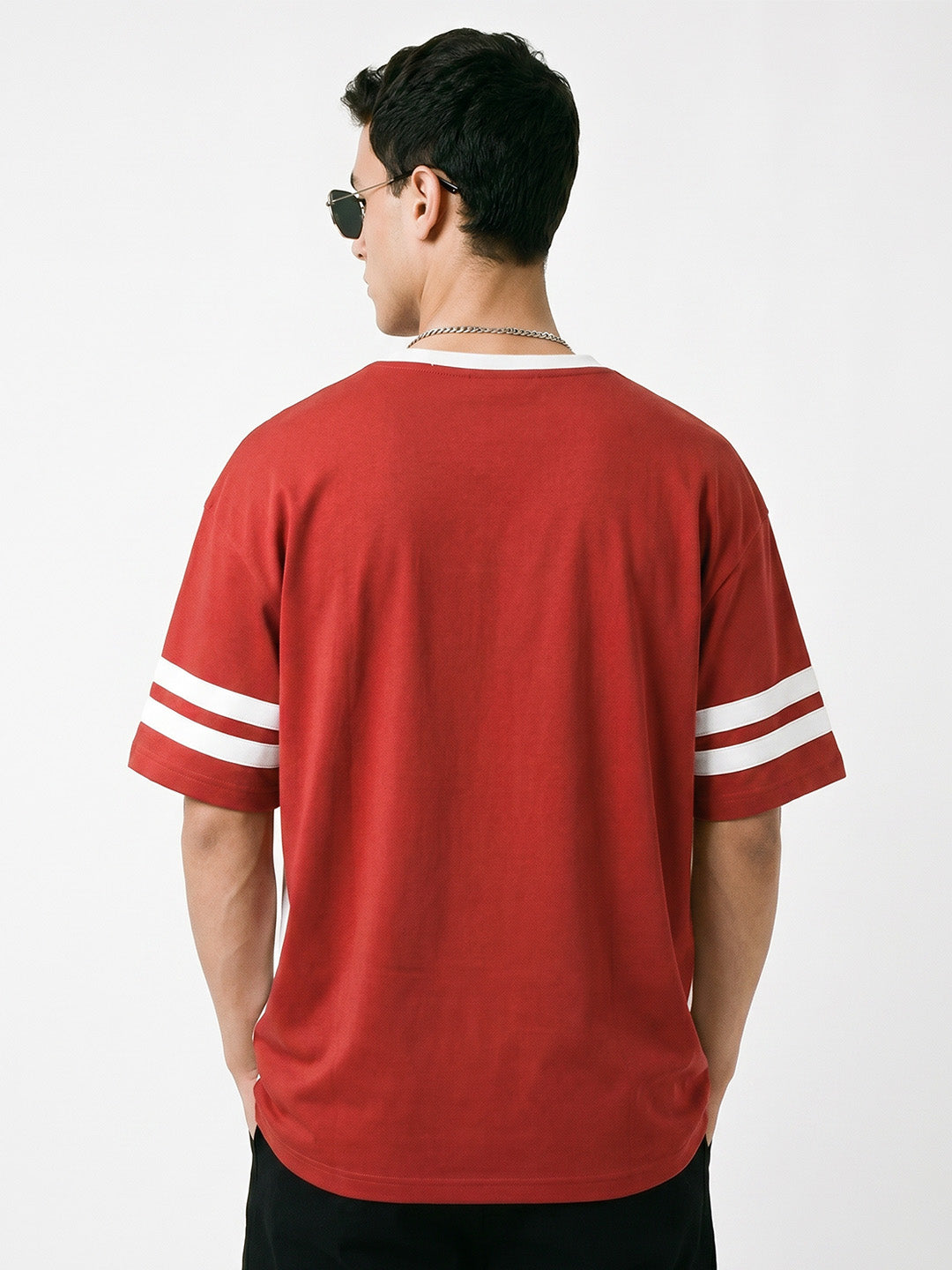 OG Champ 18 Oversized T-Shirt- Red & White