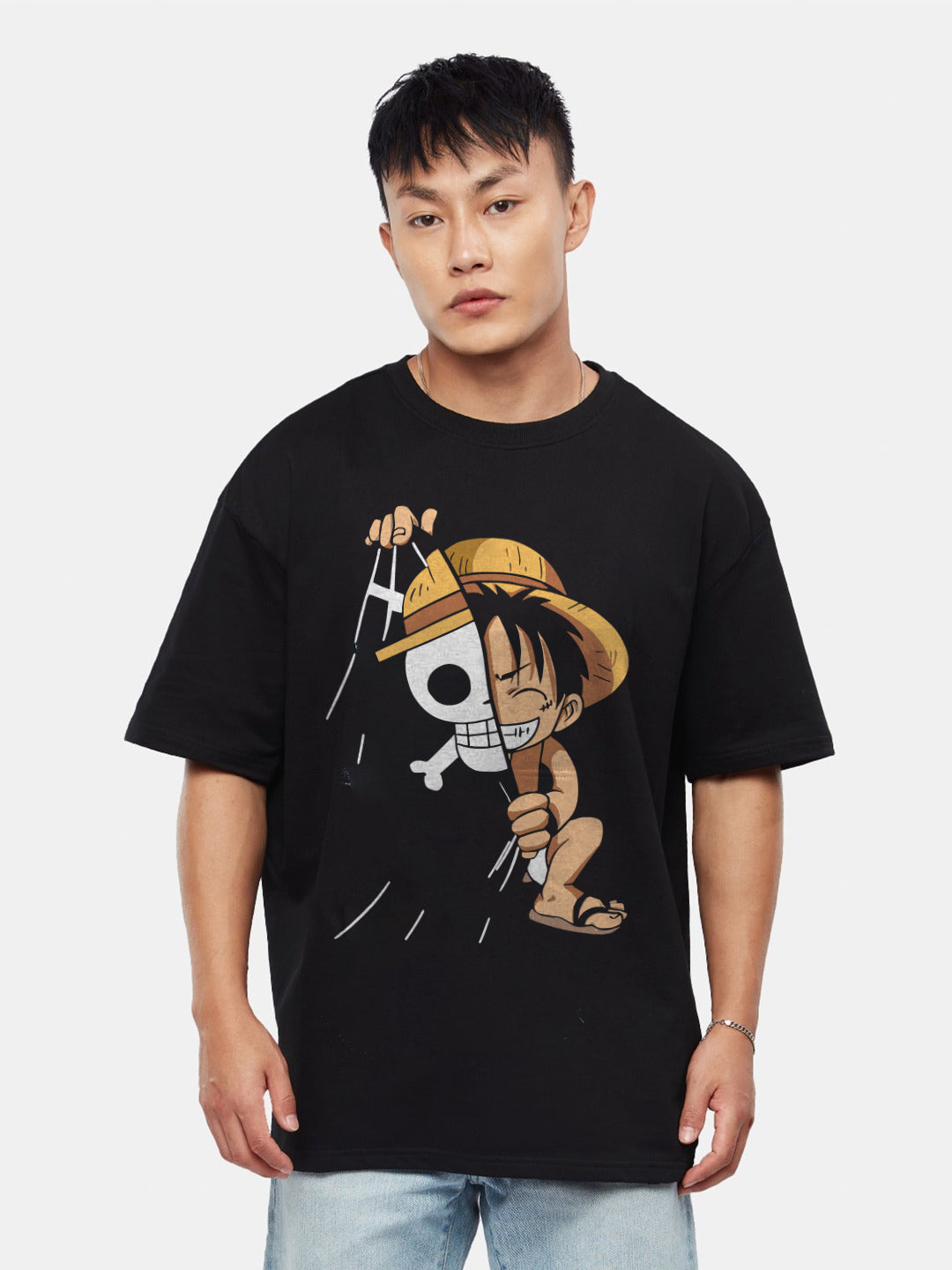 One Piece Monkey d Luffy Oversized T-Shirt