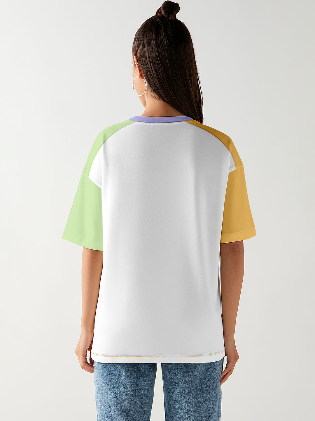 Peace Out  Women Oversized T-Shirt - Multi Color