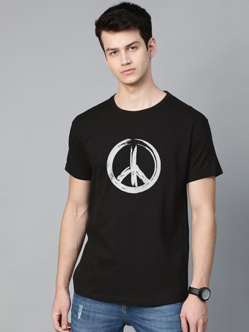 Peace Half Sleeve T-Shirt