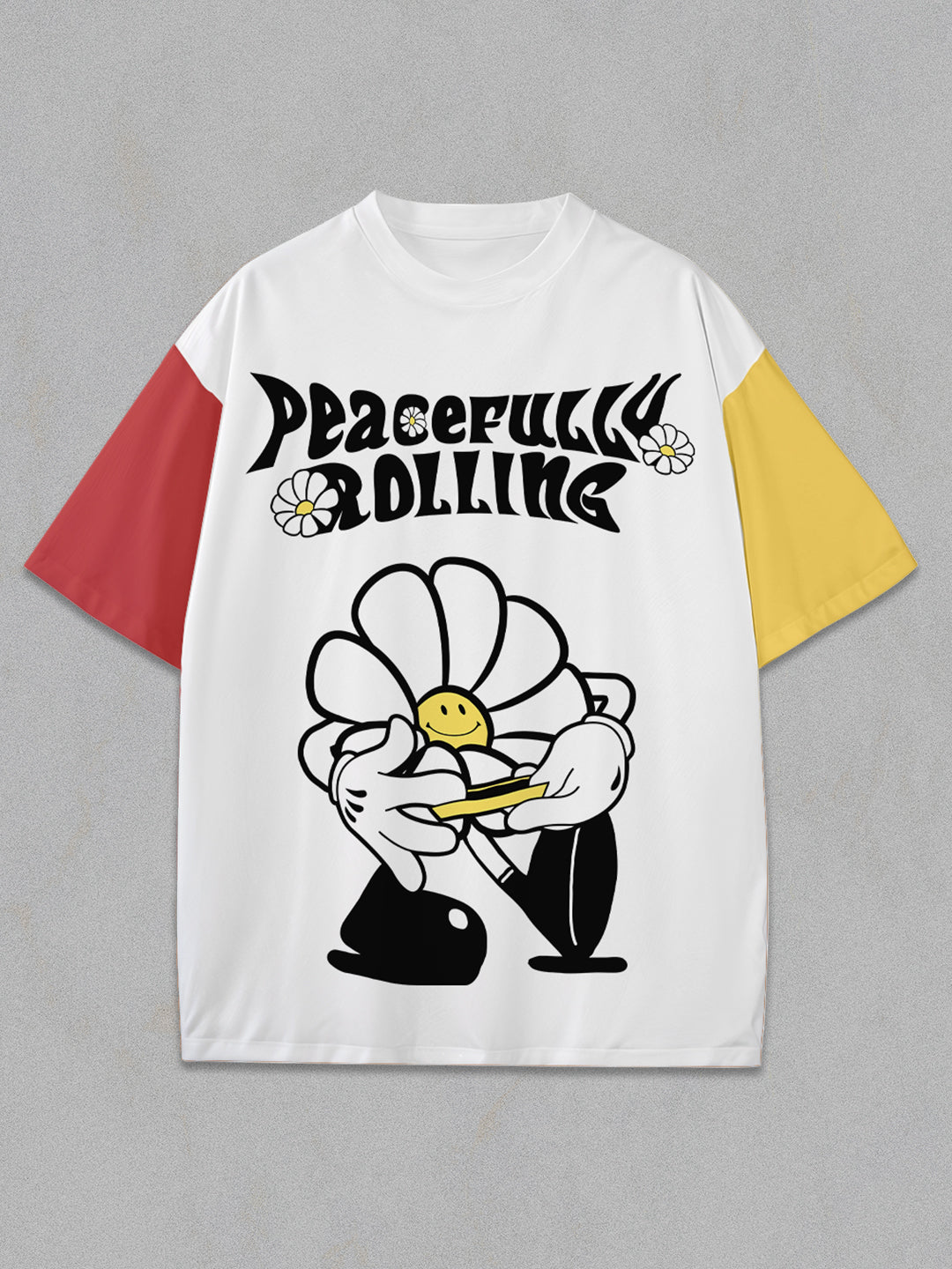 Peacefully Rolling Oversized T-Shirt