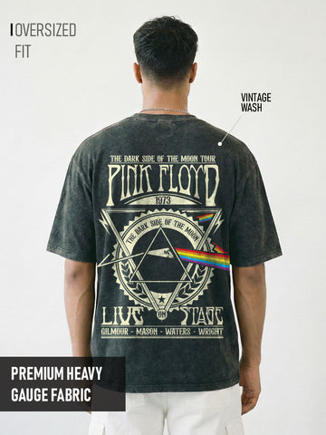 Pink Floyd Acid Wash Oversized T-Shirt