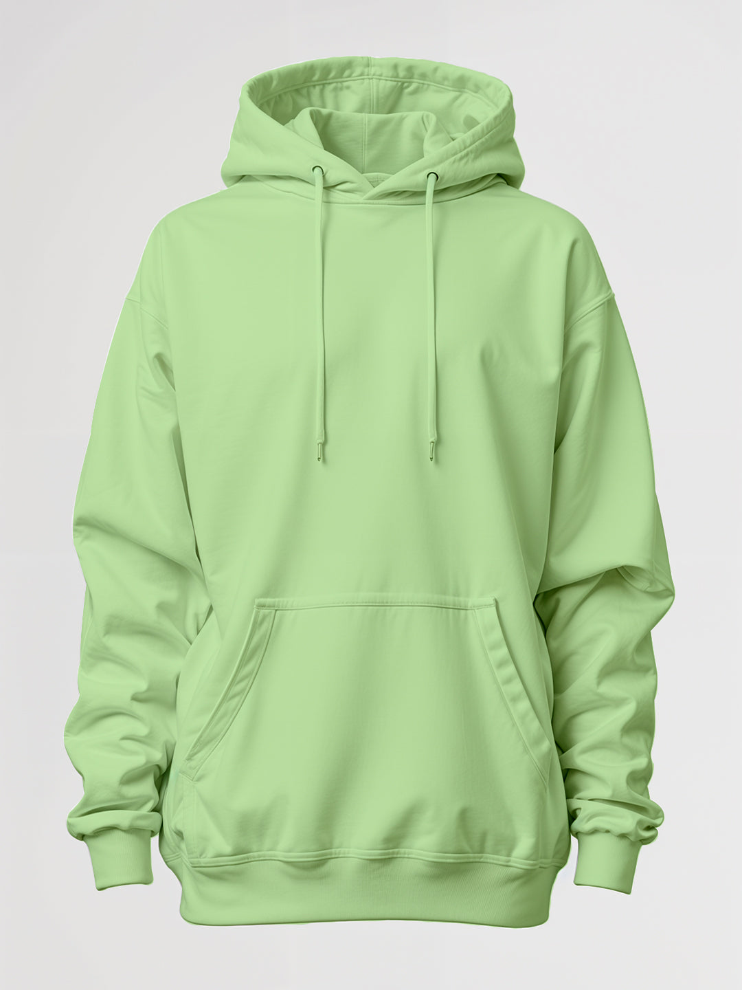 Plain Oversized Hoodie - Pista Green