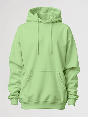 Plain Oversized Hoodie - Pista Green