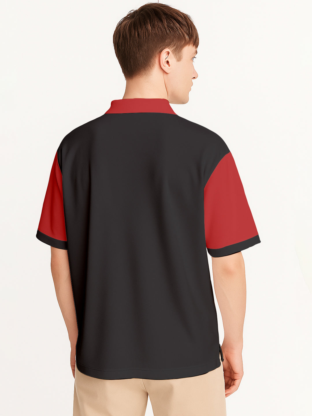 Porsche Oversized Polo T-Shirt - Multi Color