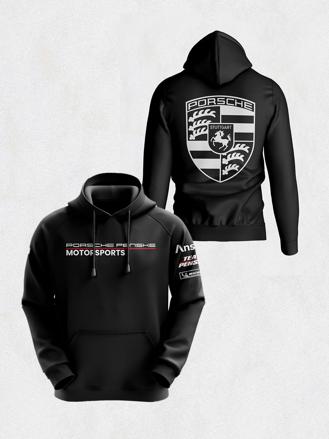 Porsche Penske  Hoodie - Black