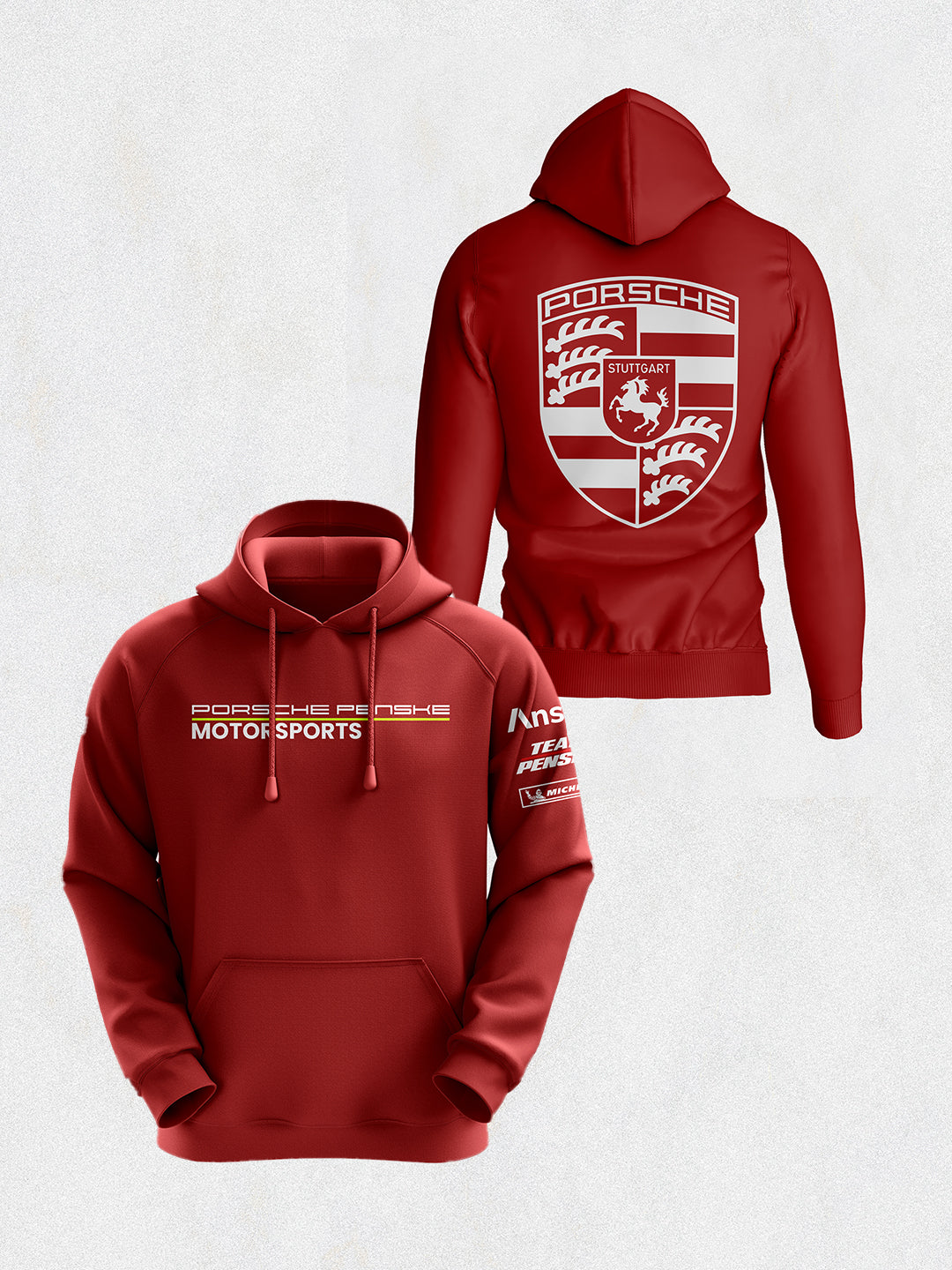 Porsche Penske  Hoodie - Red