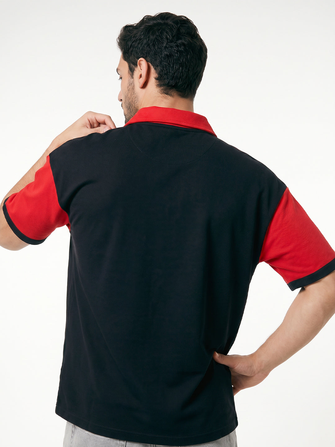 Porsche Oversized Polo T-Shirt - Multi Color