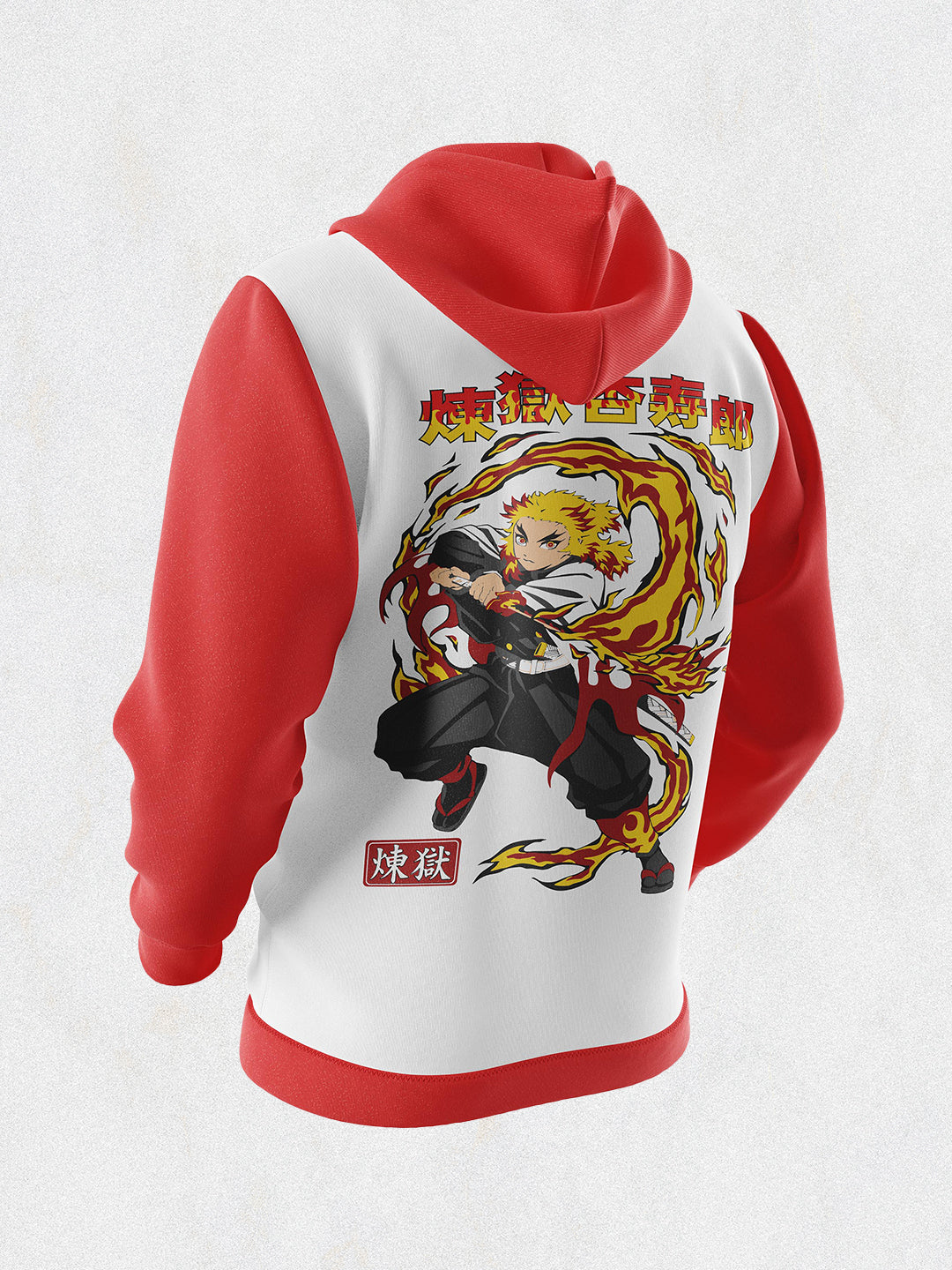 Rengoku Flame Hasira Demon Slayer Multicolor Hoodie