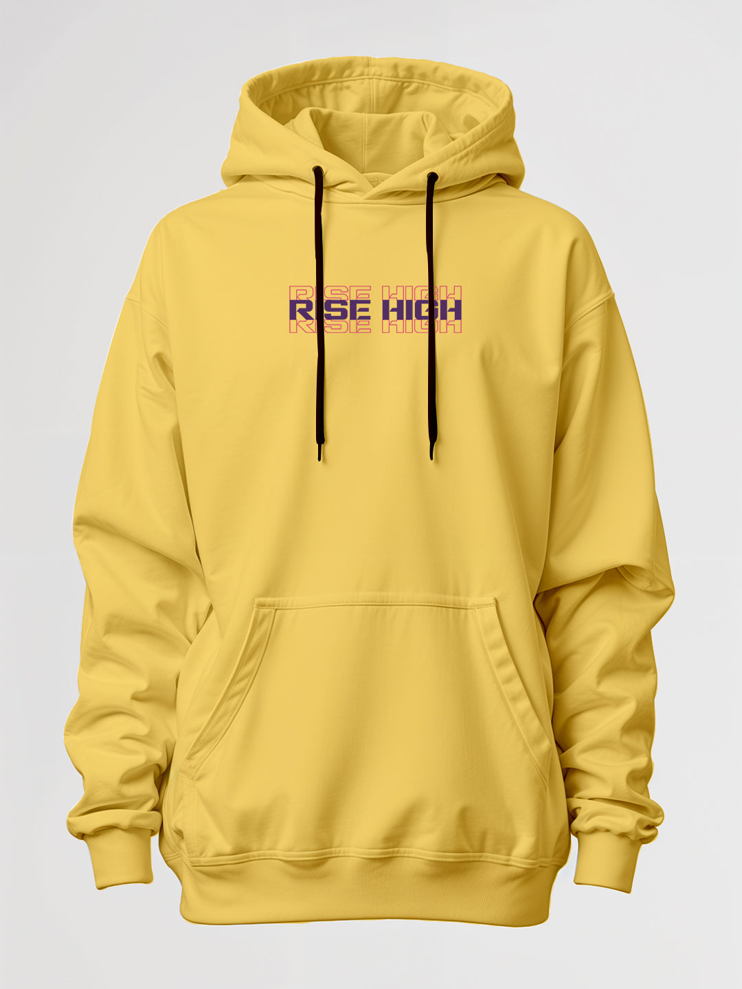 Rise High Oversized Hoodie - Golden Yellow