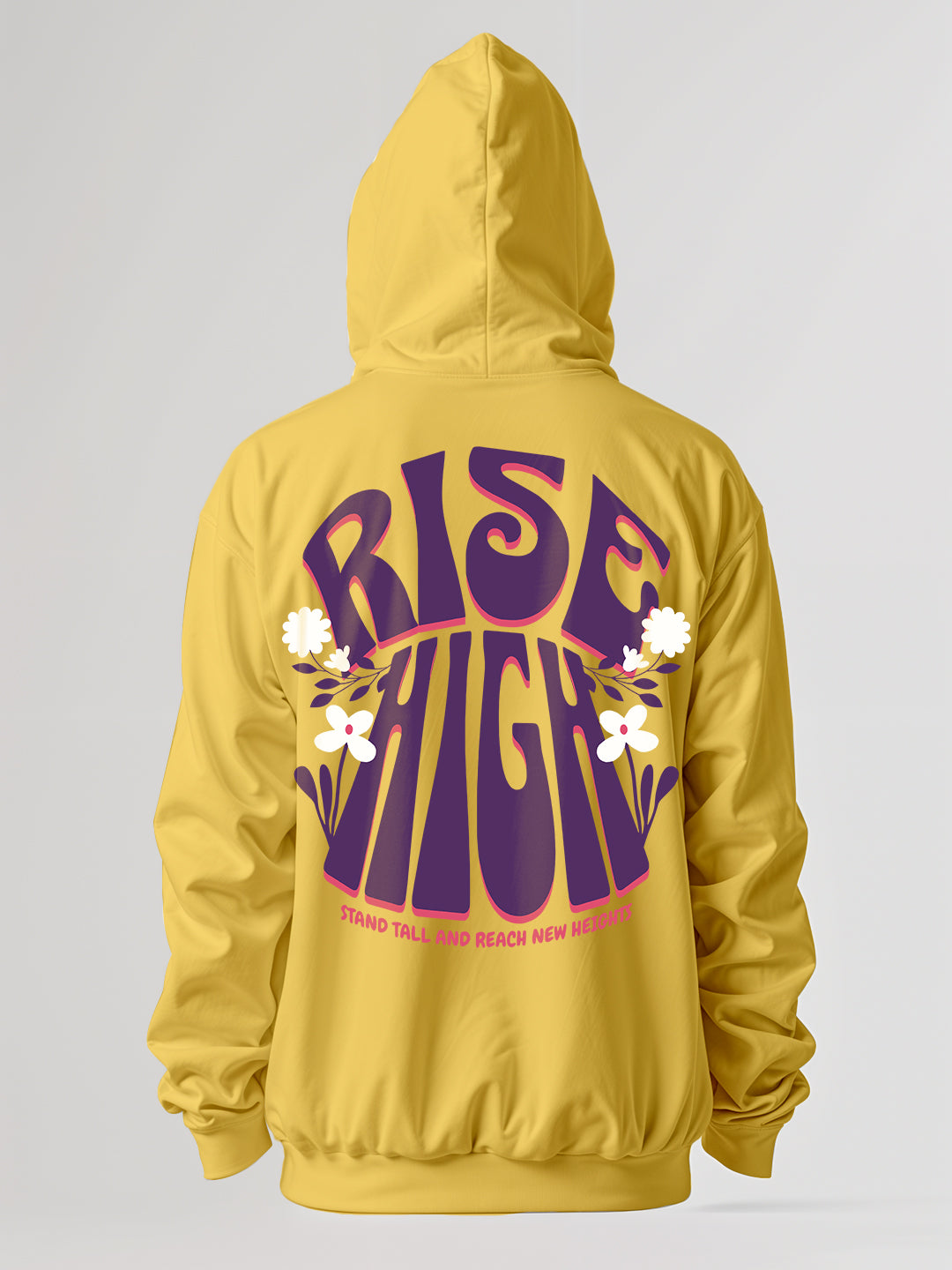 Rise High Oversized Hoodie - Golden Yellow