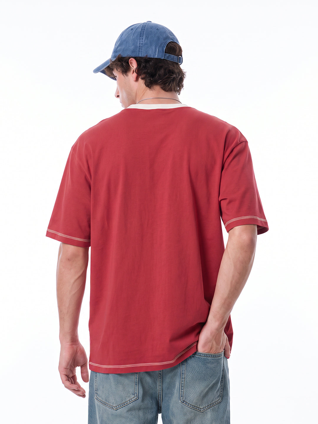 Rise of the Champ Oversized T-Shirt - Red & White