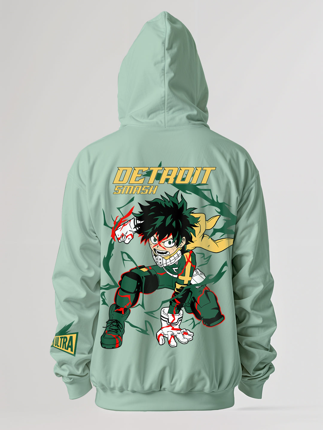 Rise of Deku Oversized Hoodie - Sap Green