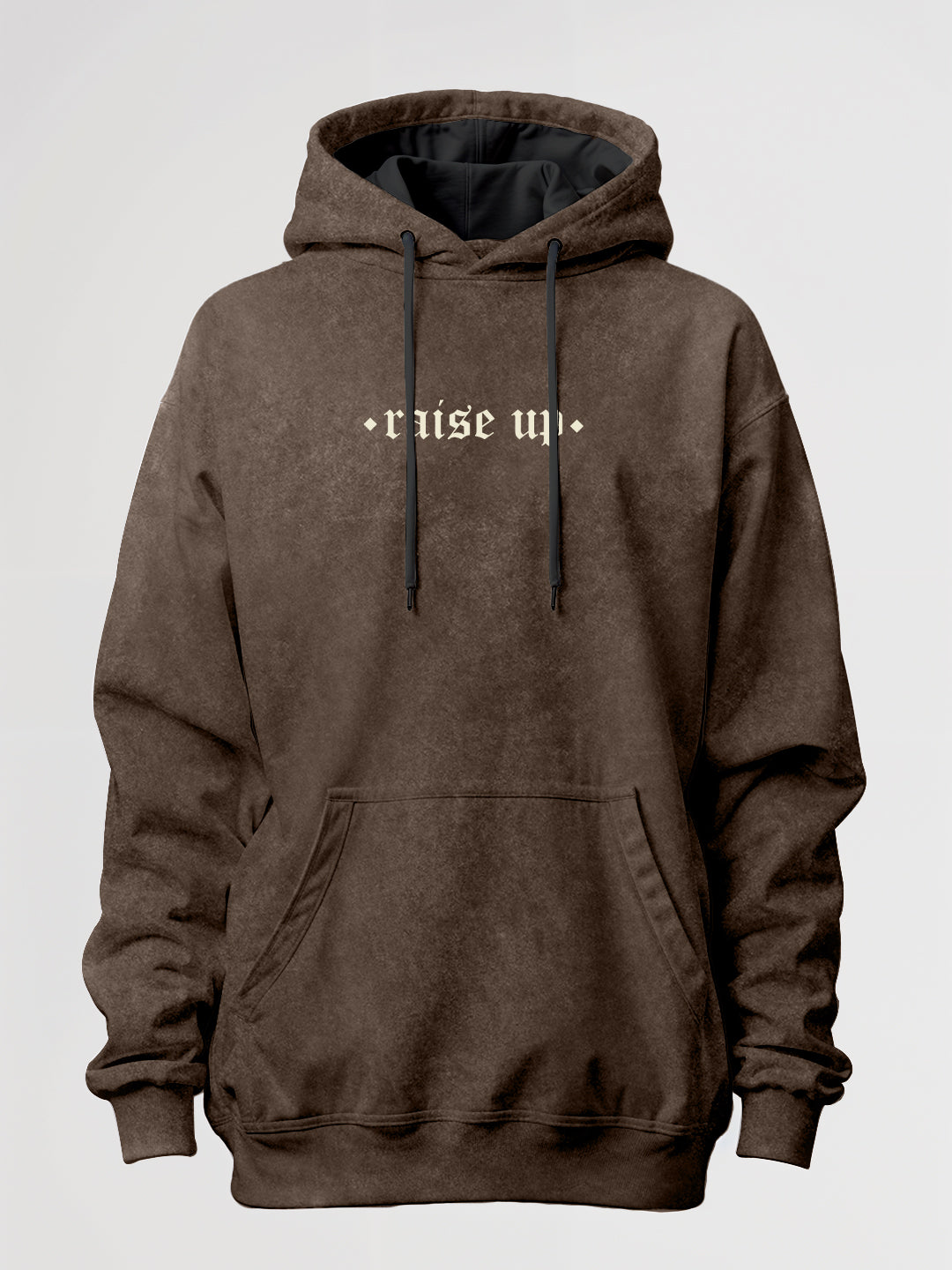 Rise up Oversized Hoodie Stone Wash