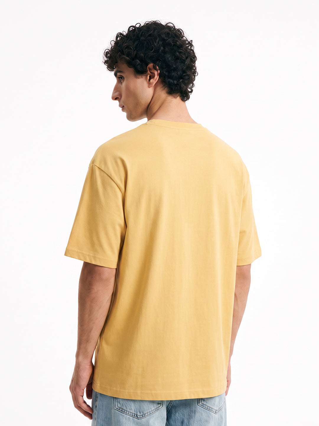 Road Master Oversized T-Shirt - Yellow