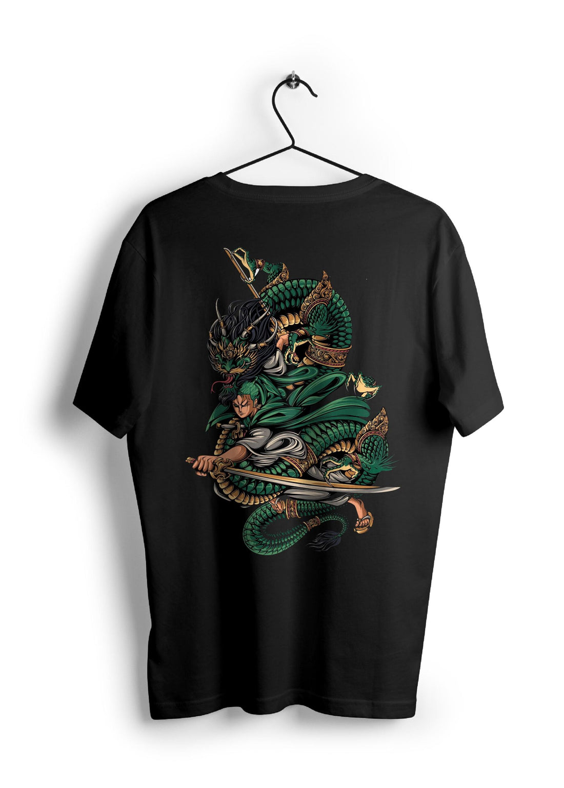 Dragon Twister Form Zoro Half Sleeve T-Shirt