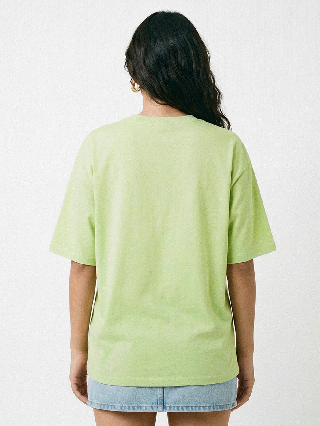 Small Steps Every Day Women's Oversized T-Shirt - Pista Green
