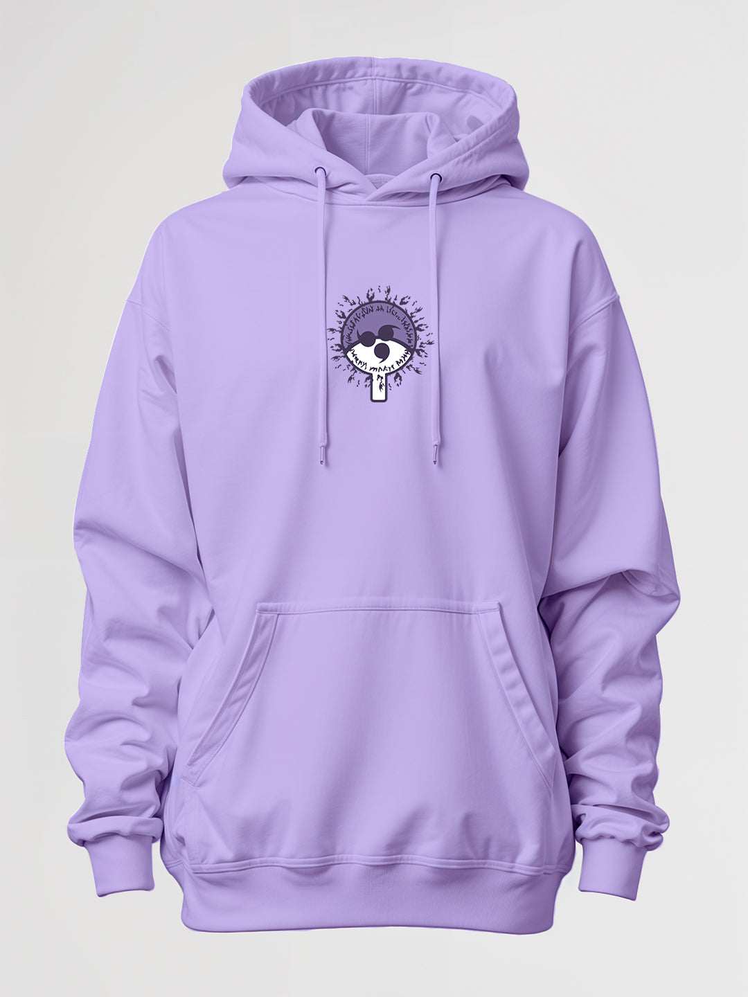 Sasuke X Susanoo Oversized Hoodie - Lilac