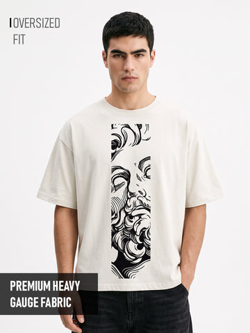 Sculpted Legacy Oversized T-Shirt - Off White