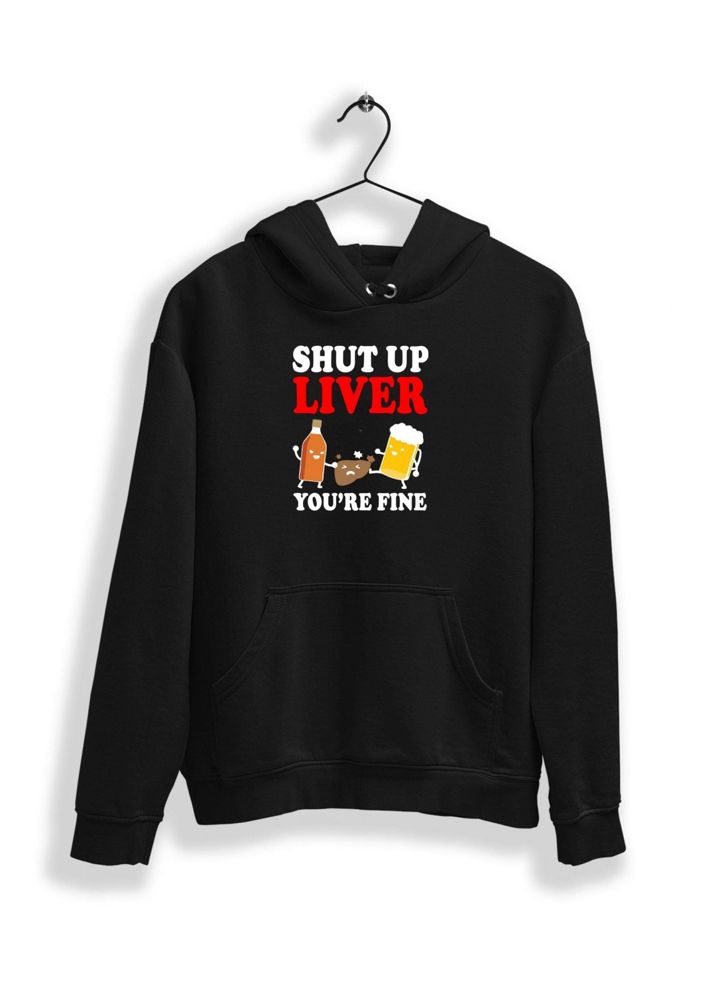 Liver Your Fine Hoodie