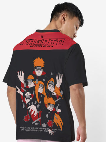 Six Paths of Pain Naruto Oversized T-Shirt