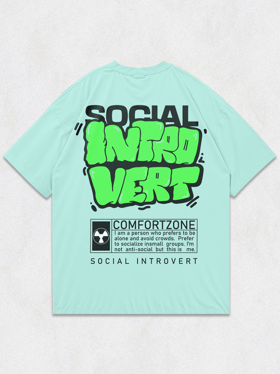 Social Introvert Oversized T-Shirt