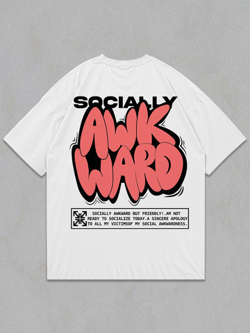 Socially Awkward Oversized T-Shirt