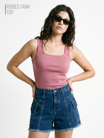 Women's Plain Crop Top - Soft Wine