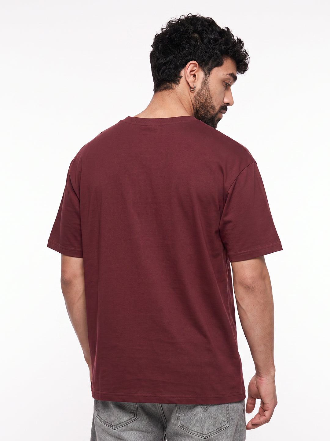 Spirit of the Samurai Oversized T-Shirt - Maroon
