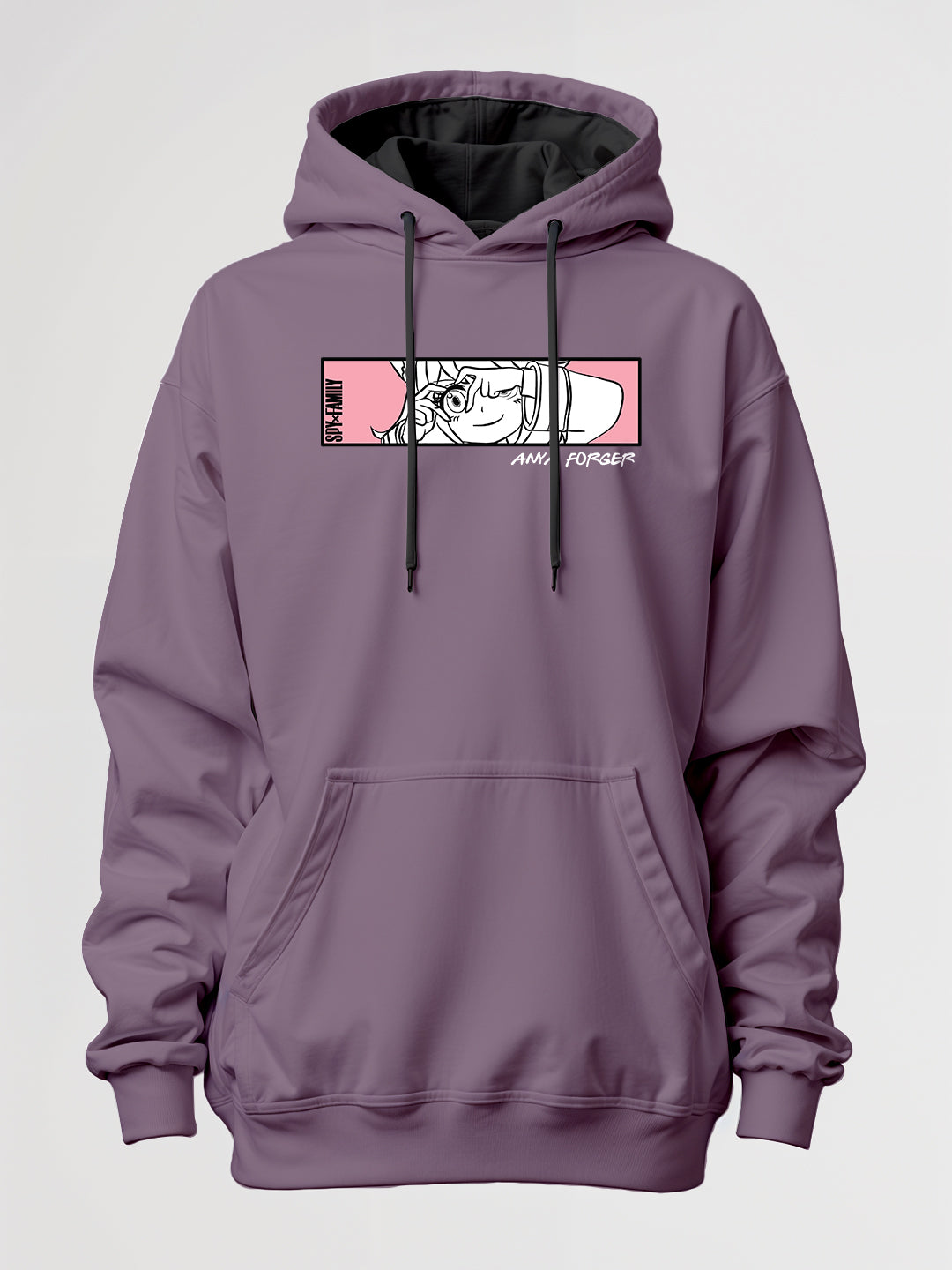 Spy X Family Anya Forger Oversized Hoodie - Dull Wine