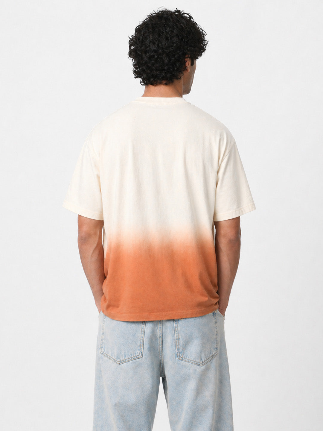 Sunset Aura Oversized T-Shirt - Off White