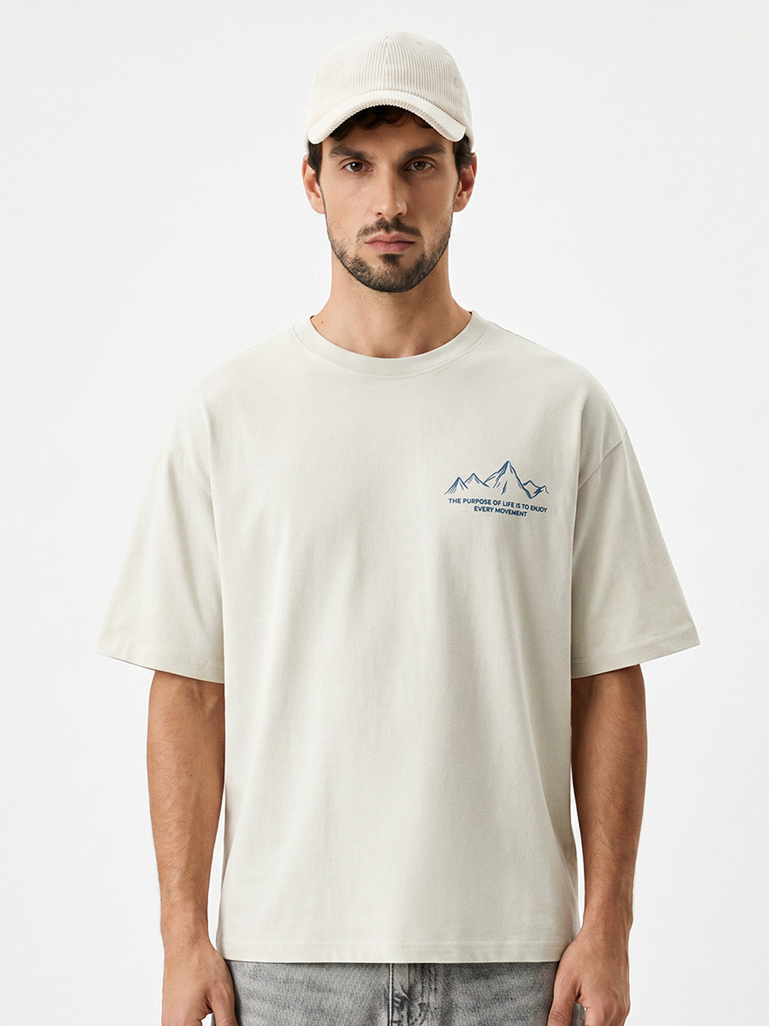 The Purpose of Life Oversized T-Shirt - Off White