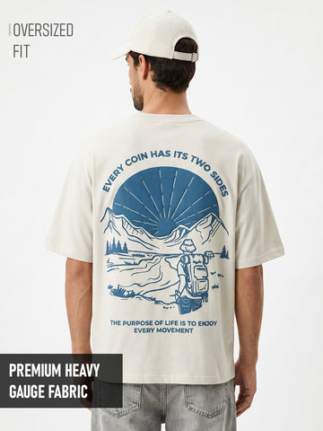 The Purpose of Life Oversized T-Shirt - Off White