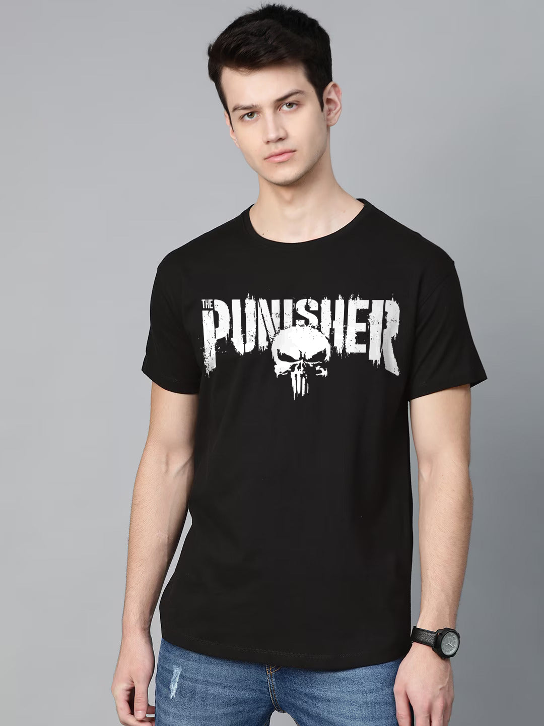 The Punisher Half Sleeve T-Shirt