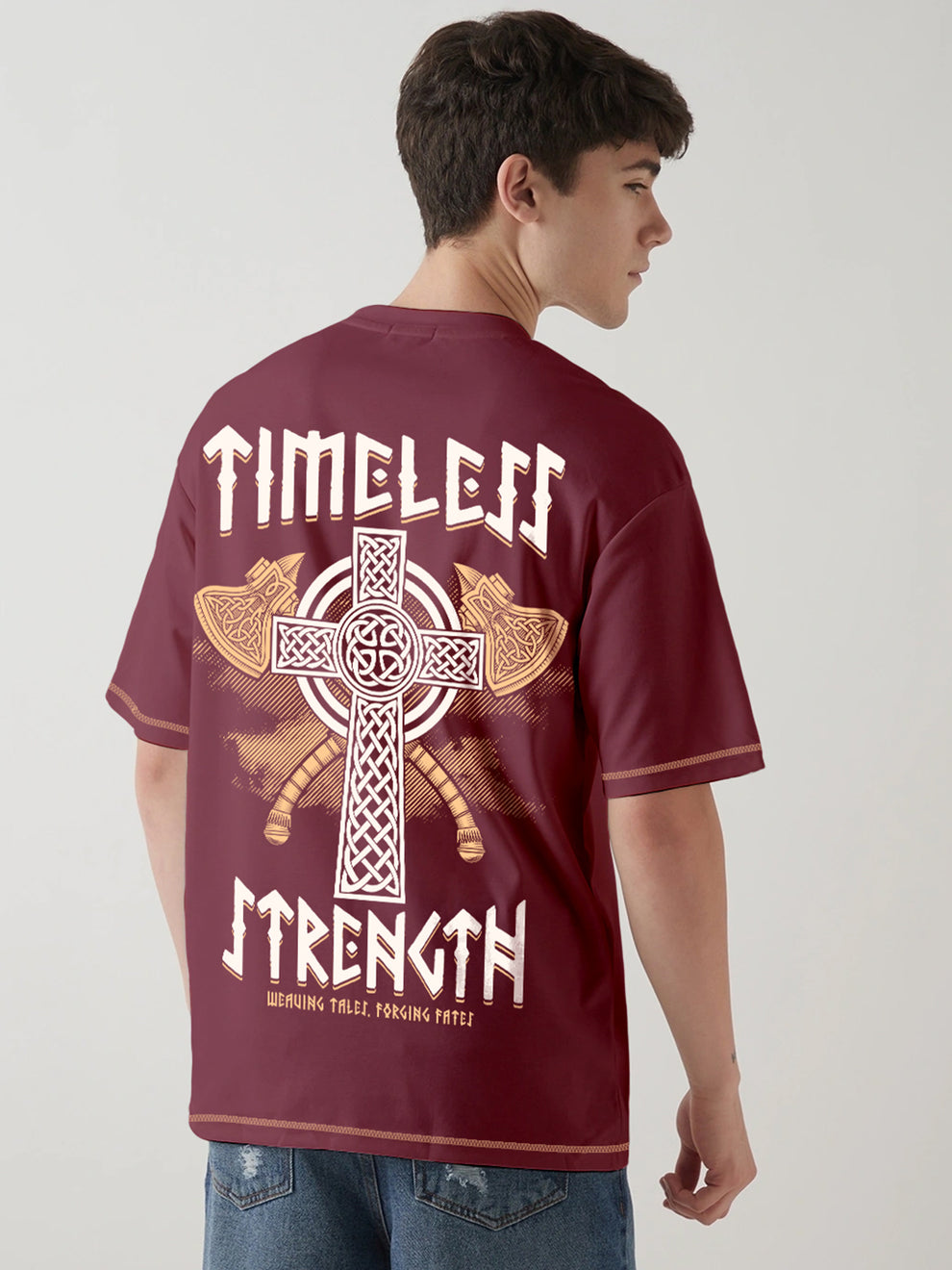 Timeless Strength Oversized T-Shirt – Crazymonk