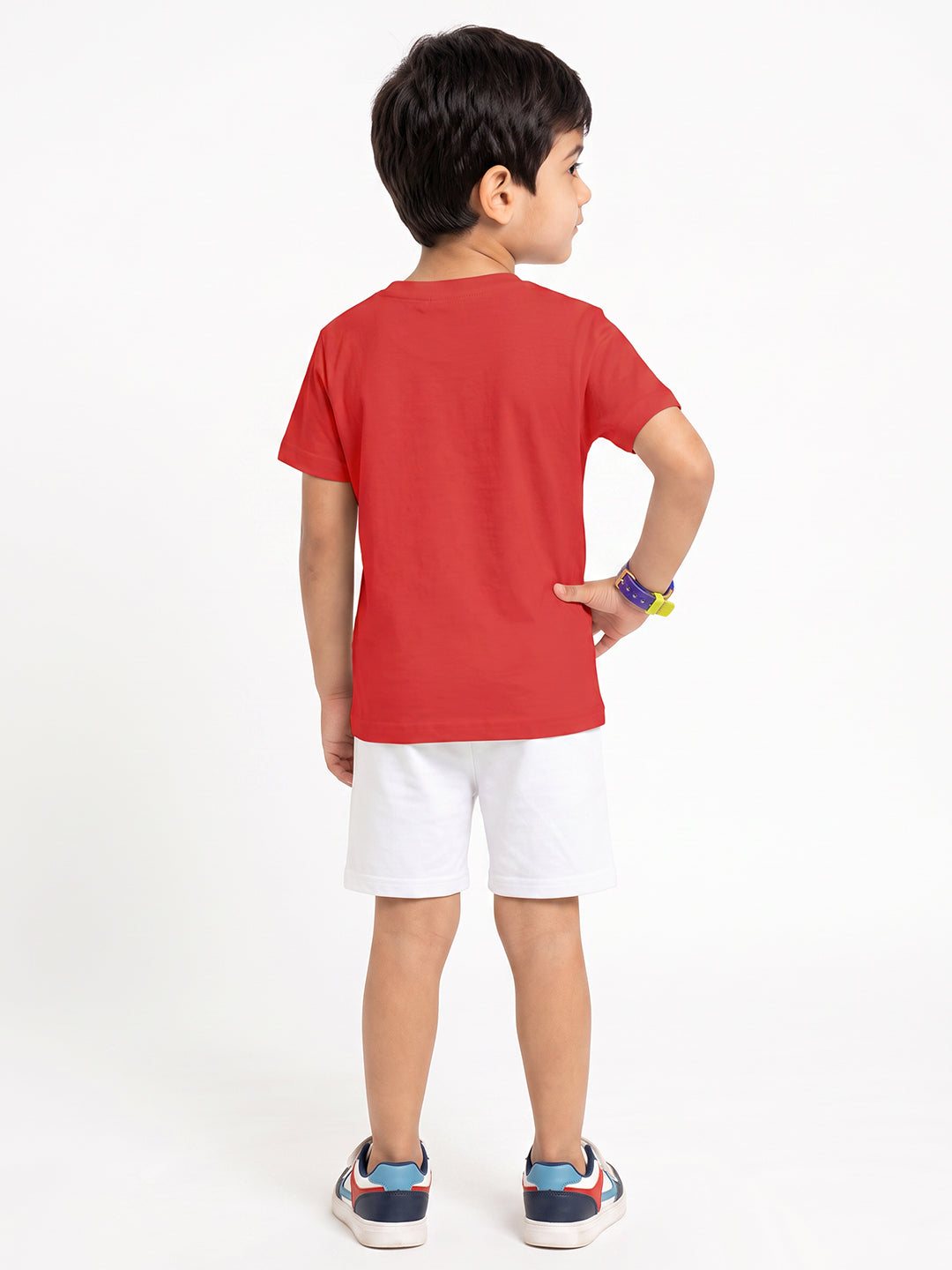 Kids - Train Your Brain Red Top & White Bottom Set