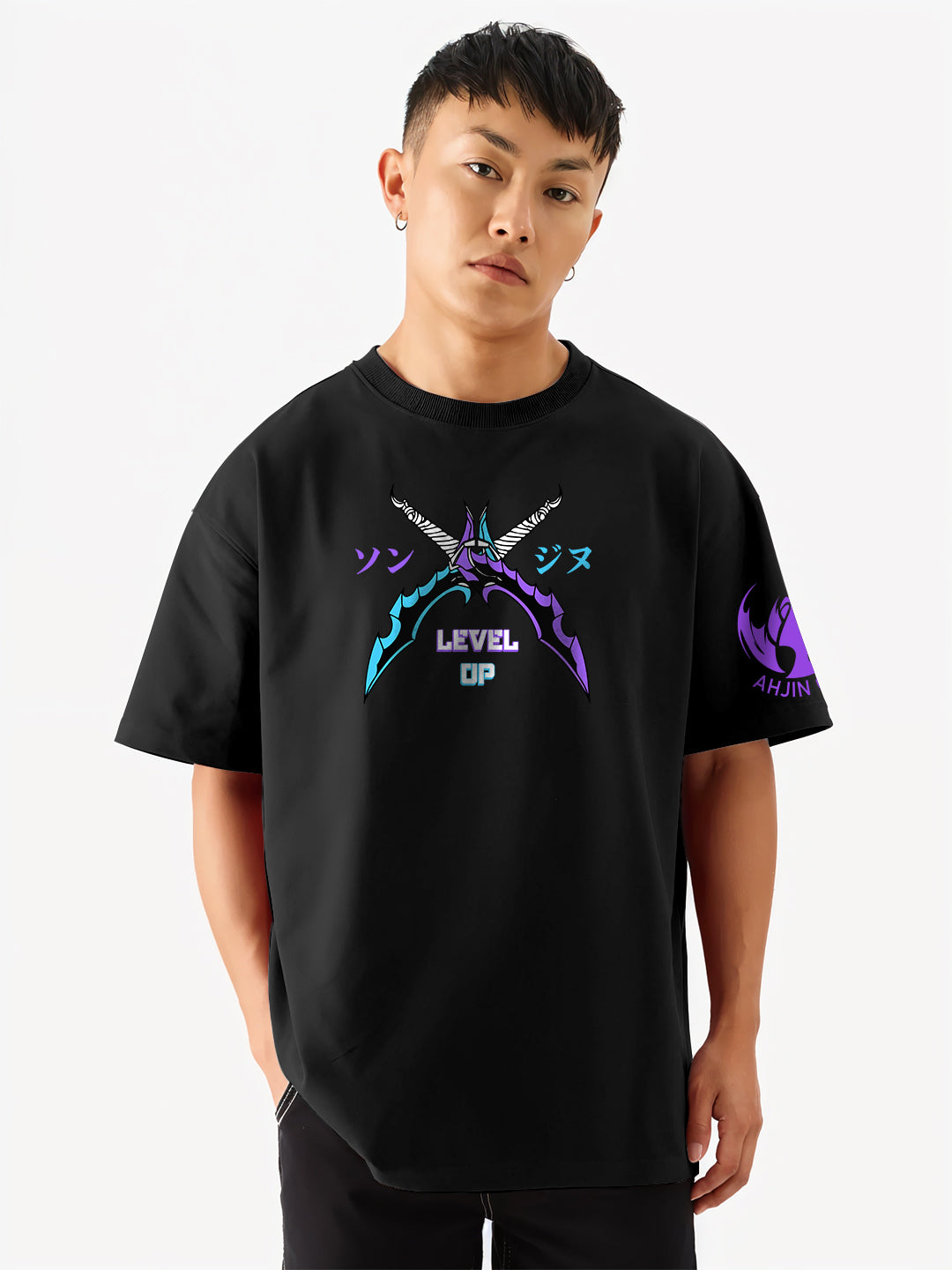 Solo Leveling Level Up Oversized T-Shirt