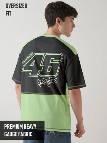 The Doctor VR46 Oversized T-Shirt - Black & Pista Green