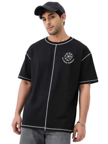 Warrior Paradise Oversized T-Shirt - Black