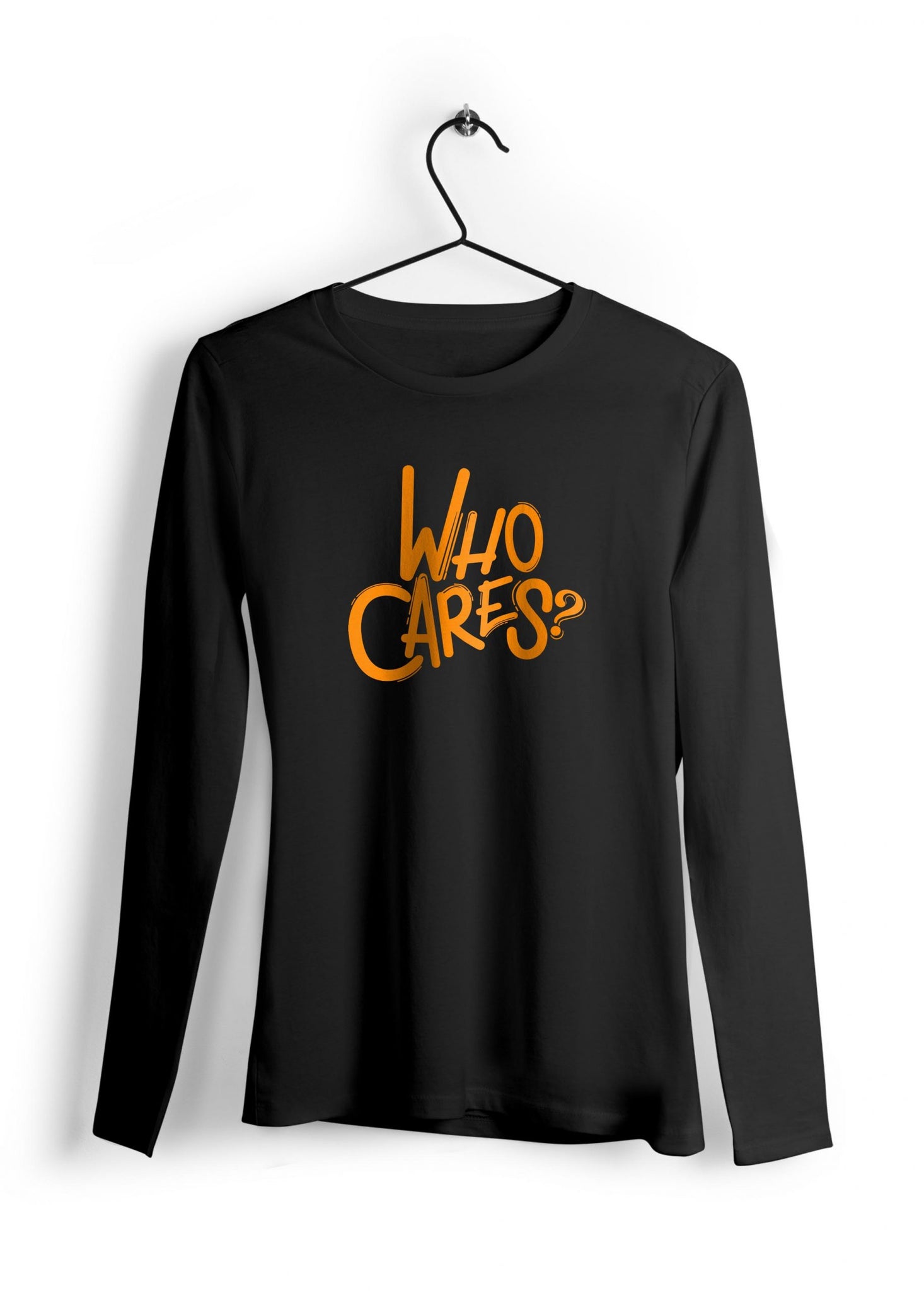 No One Cares Full Sleeve T-Shirt