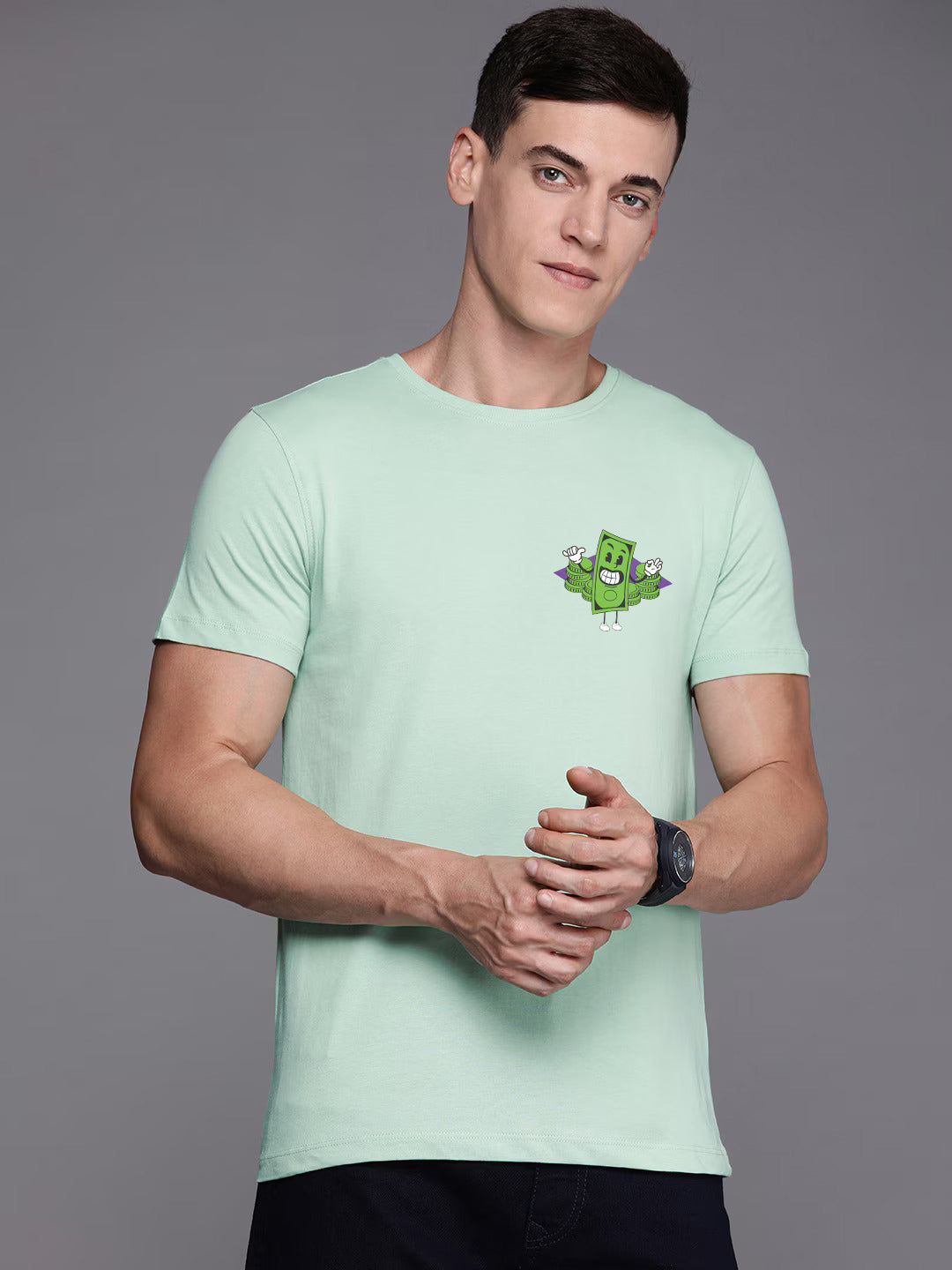 Work Hard Half Sleeve T-Shirt