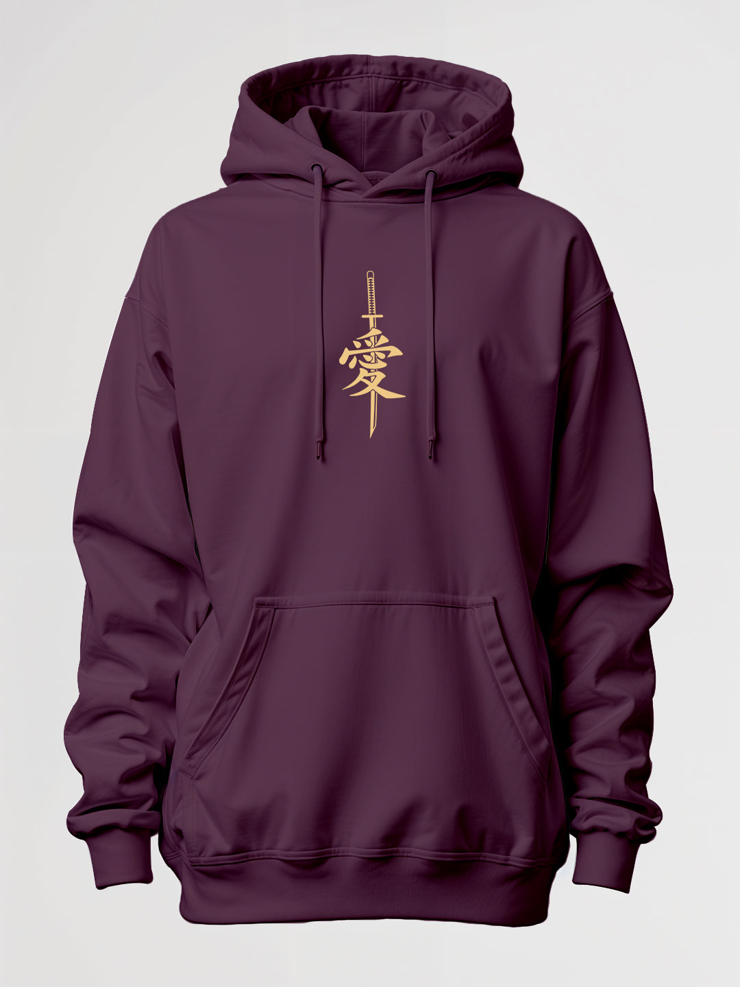 Yuta & Rika Oversized Hoodie - Wine