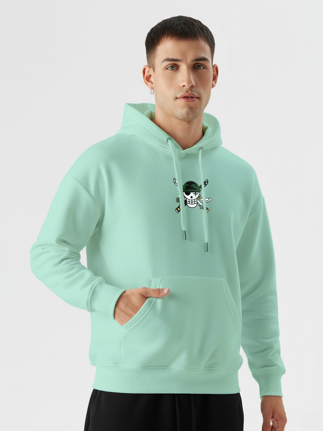 Zora Asura Oversized Hoodie - Mint