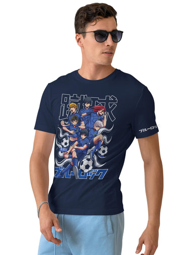 Blue Lock Team Half Sleeve T-Shirt