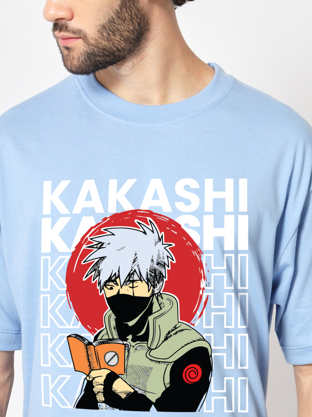kakashi Make Out Tactics Naruto Oversized T-Shirt