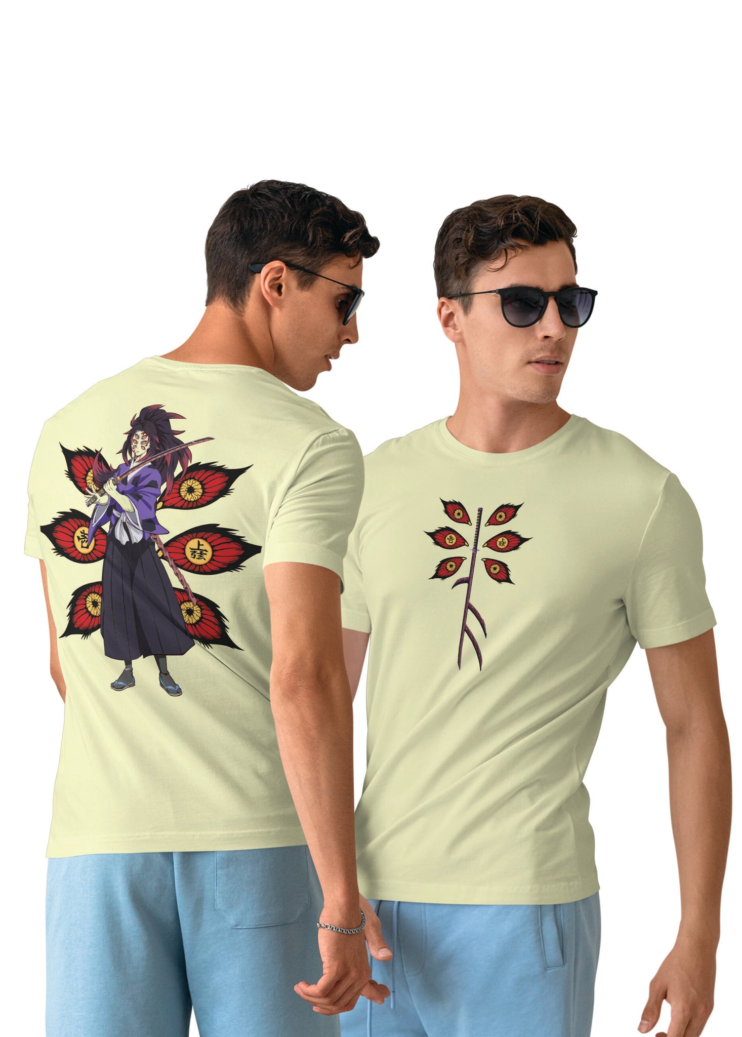 Kokushibo Demon Slayer Half Sleeve T-Shirt